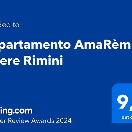 Appartamento Amaremin - Vivere Rímini Exterior foto
